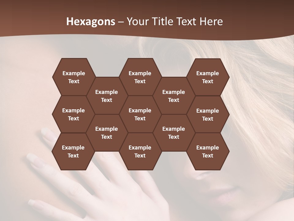 Bare Brunette Handsome PowerPoint Template