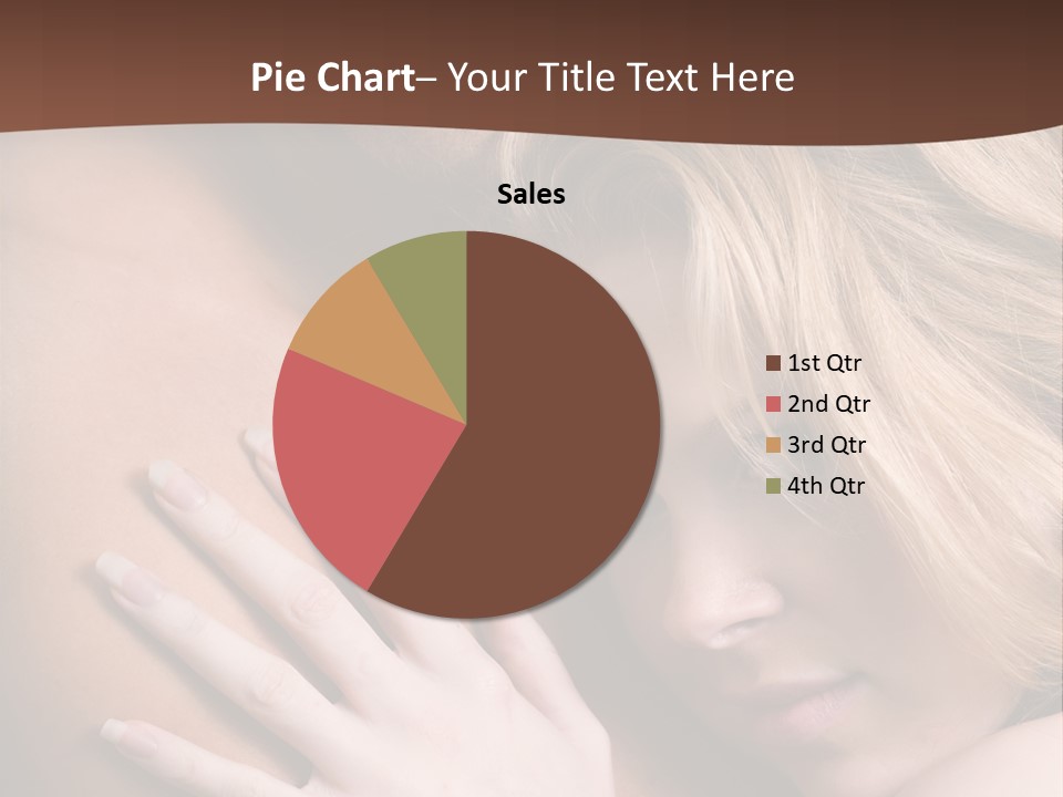 Bare Brunette Handsome PowerPoint Template