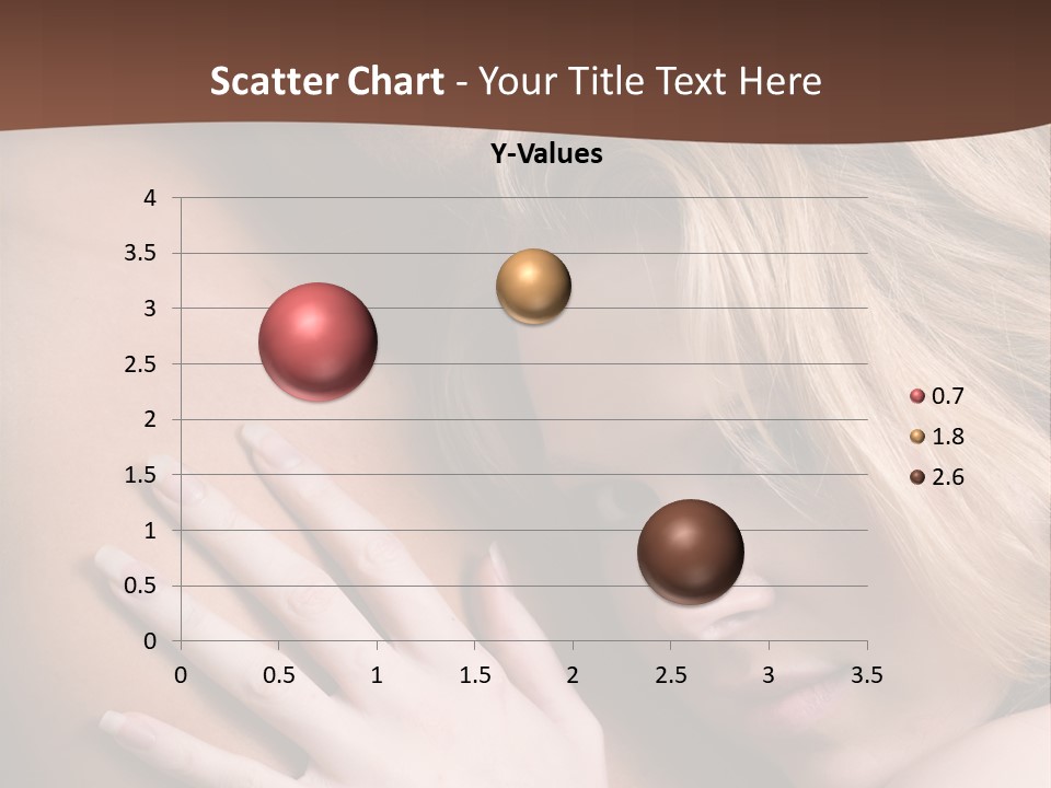 Bare Brunette Handsome PowerPoint Template