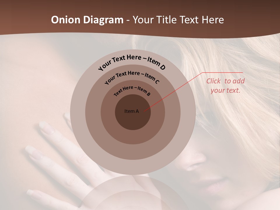 Bare Brunette Handsome PowerPoint Template