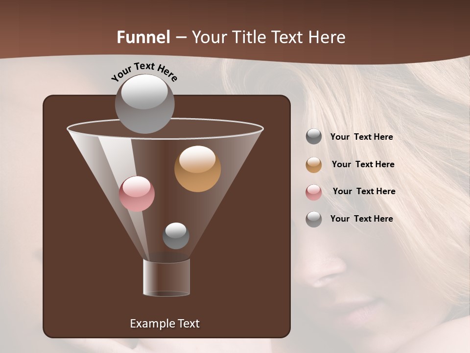 Bare Brunette Handsome PowerPoint Template