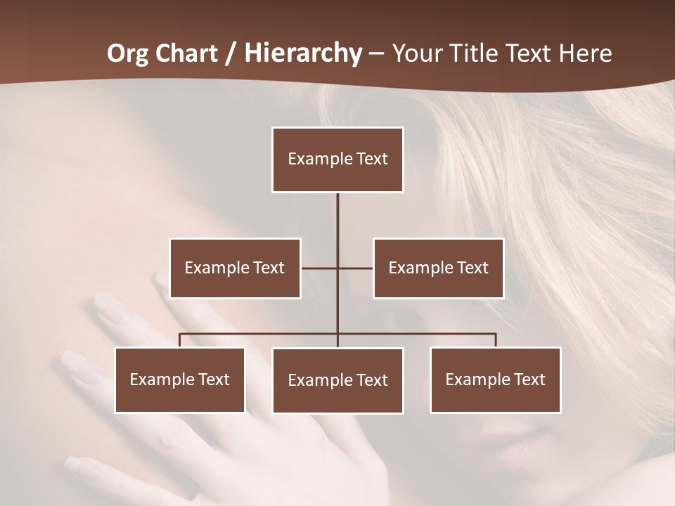 Bare Brunette Handsome PowerPoint Template