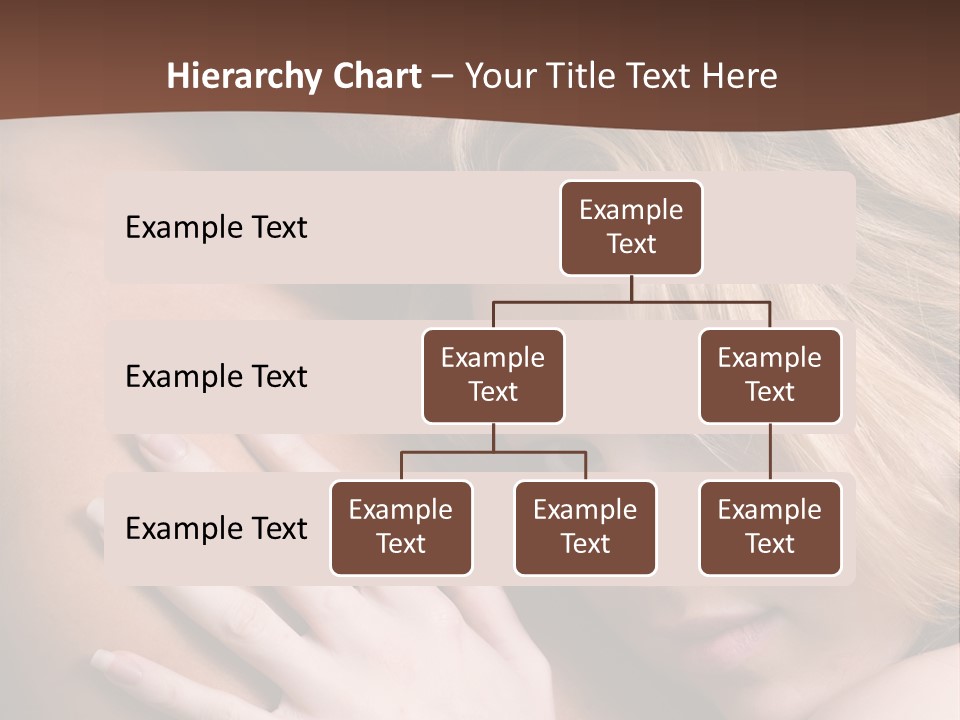 Bare Brunette Handsome PowerPoint Template