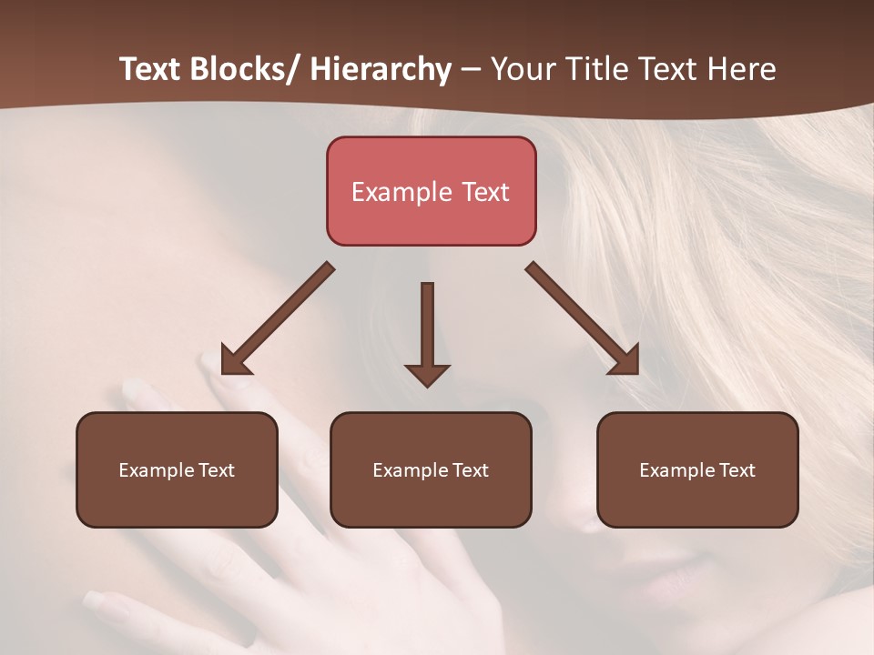 Bare Brunette Handsome PowerPoint Template