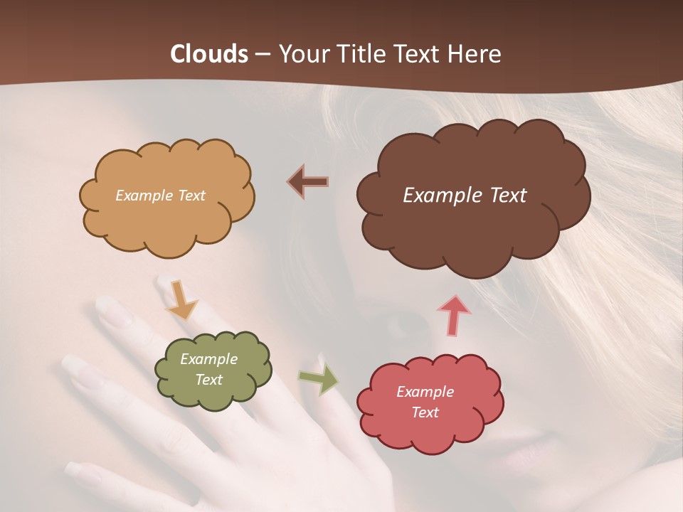 Bare Brunette Handsome PowerPoint Template