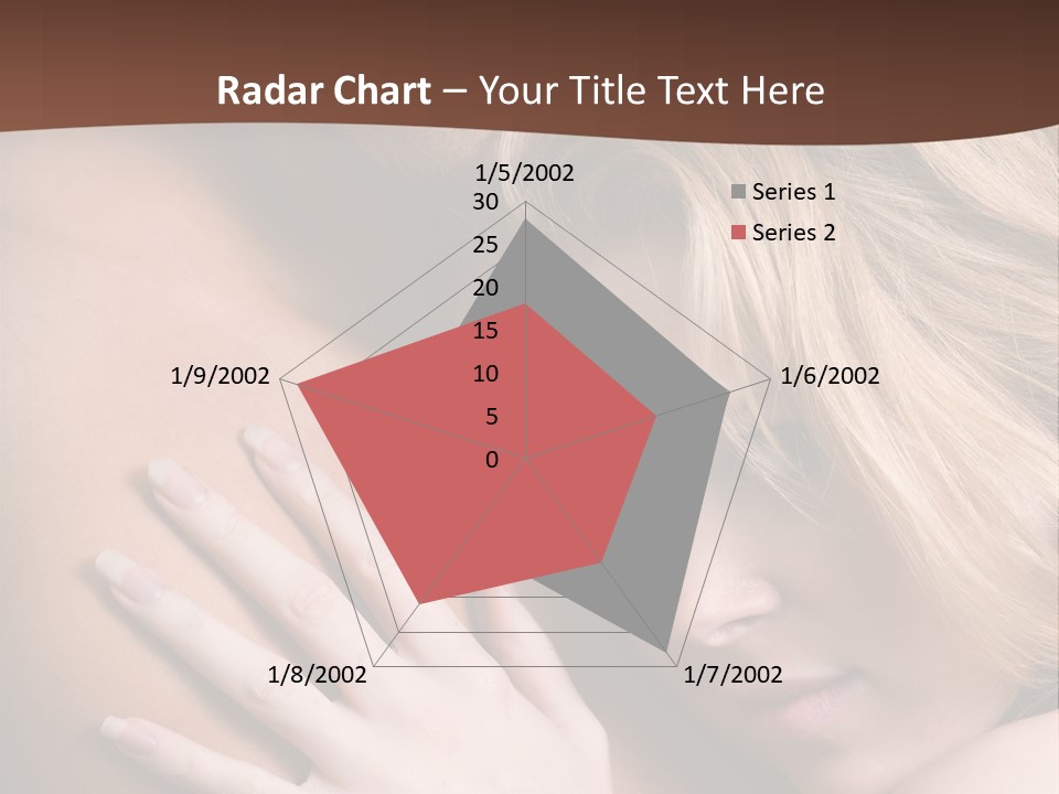 Bare Brunette Handsome PowerPoint Template