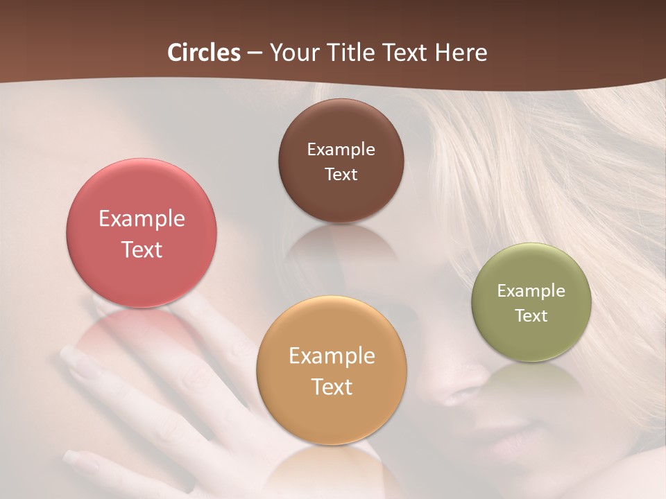 Bare Brunette Handsome PowerPoint Template