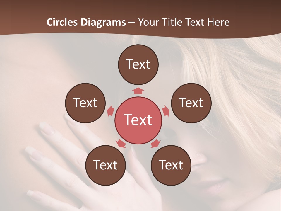 Bare Brunette Handsome PowerPoint Template