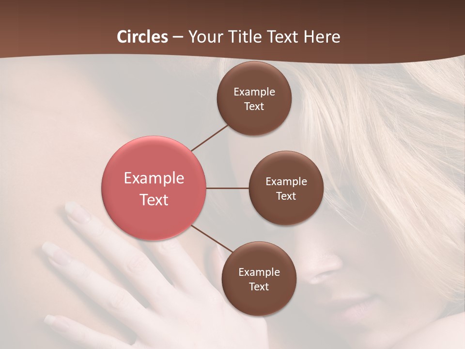 Bare Brunette Handsome PowerPoint Template