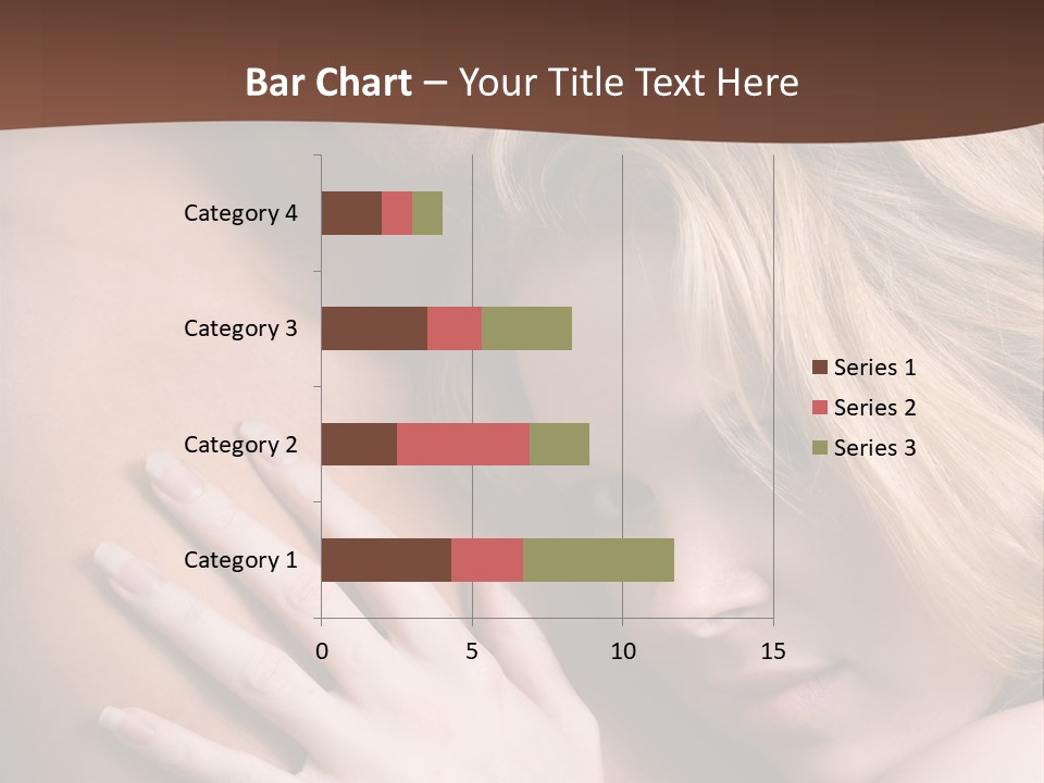 Bare Brunette Handsome PowerPoint Template