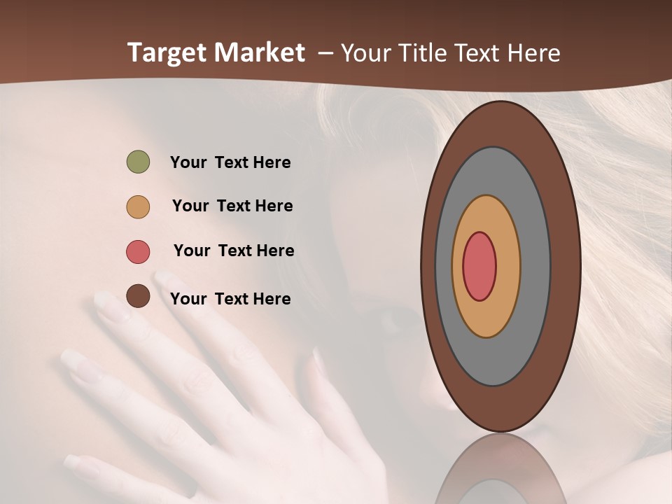 Bare Brunette Handsome PowerPoint Template