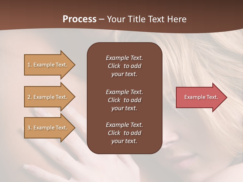 Bare Brunette Handsome PowerPoint Template