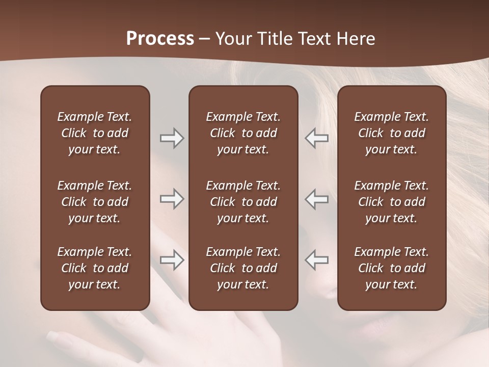Bare Brunette Handsome PowerPoint Template