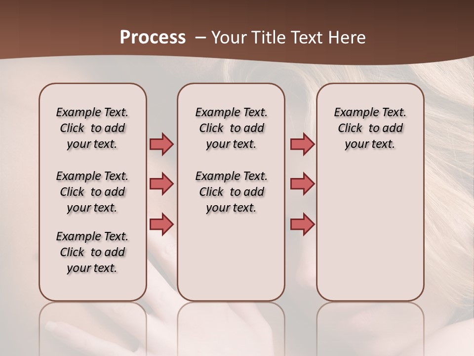 Bare Brunette Handsome PowerPoint Template