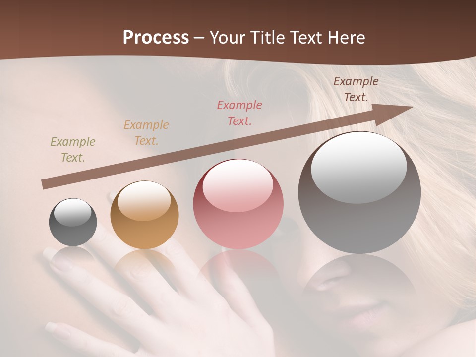 Bare Brunette Handsome PowerPoint Template