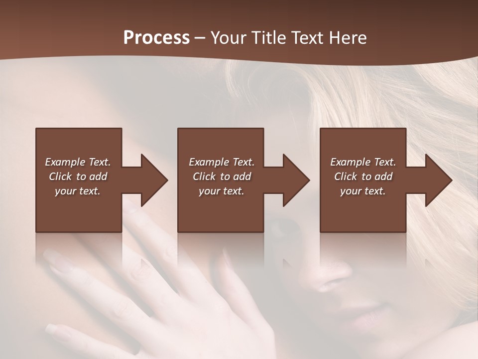 Bare Brunette Handsome PowerPoint Template