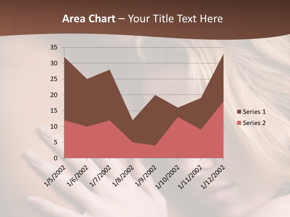 Bare Brunette Handsome PowerPoint Template