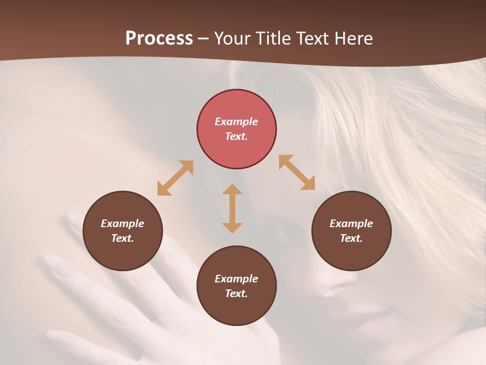 Bare Brunette Handsome PowerPoint Template