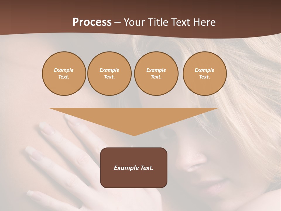 Bare Brunette Handsome PowerPoint Template