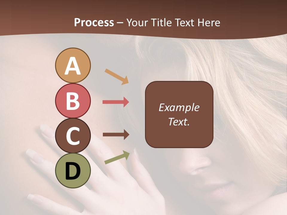 Bare Brunette Handsome PowerPoint Template