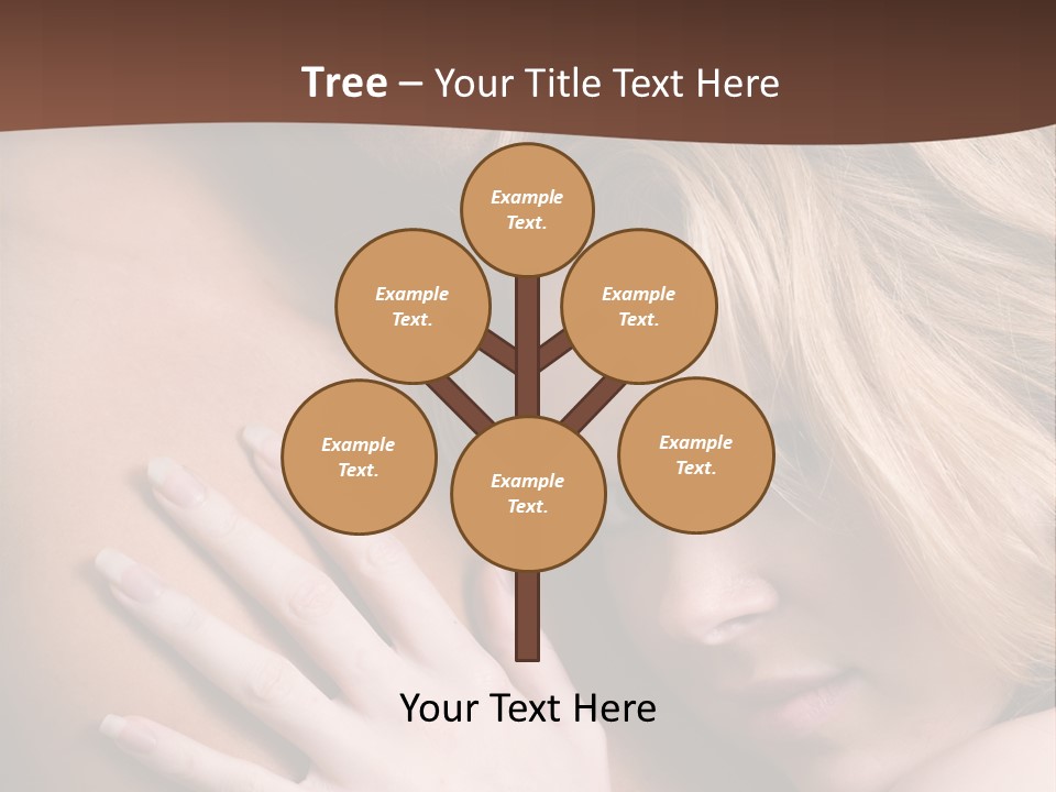 Bare Brunette Handsome PowerPoint Template