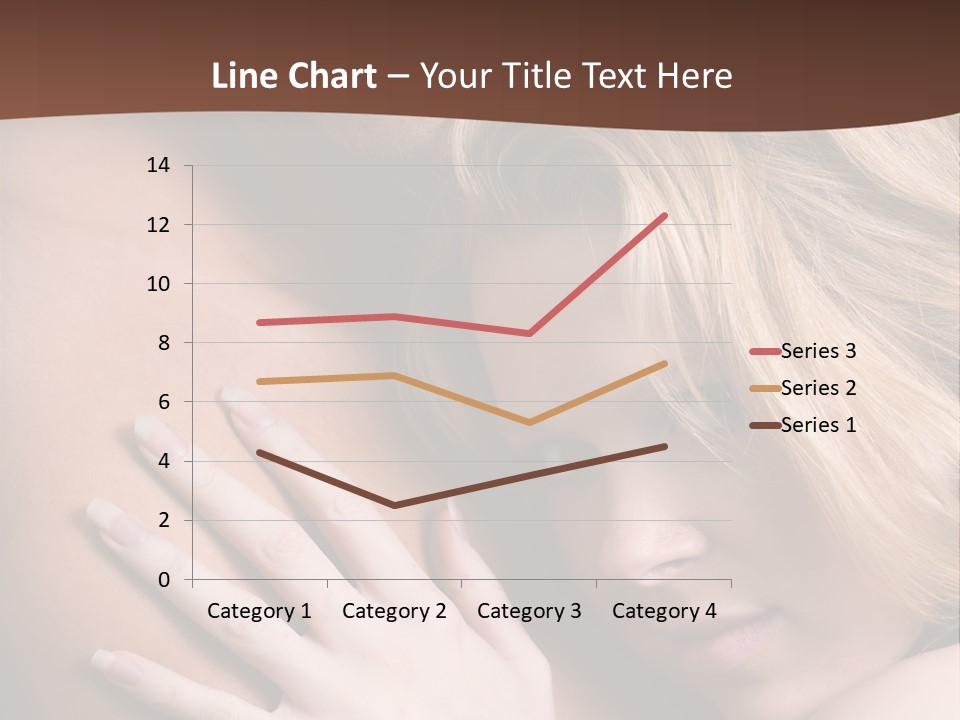 Bare Brunette Handsome PowerPoint Template