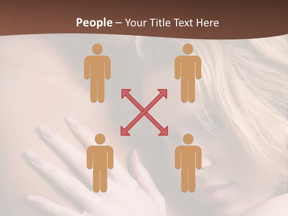 Bare Brunette Handsome PowerPoint Template