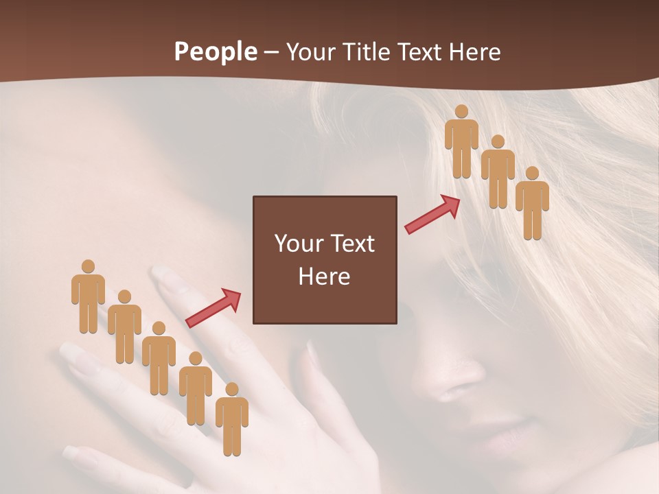 Bare Brunette Handsome PowerPoint Template