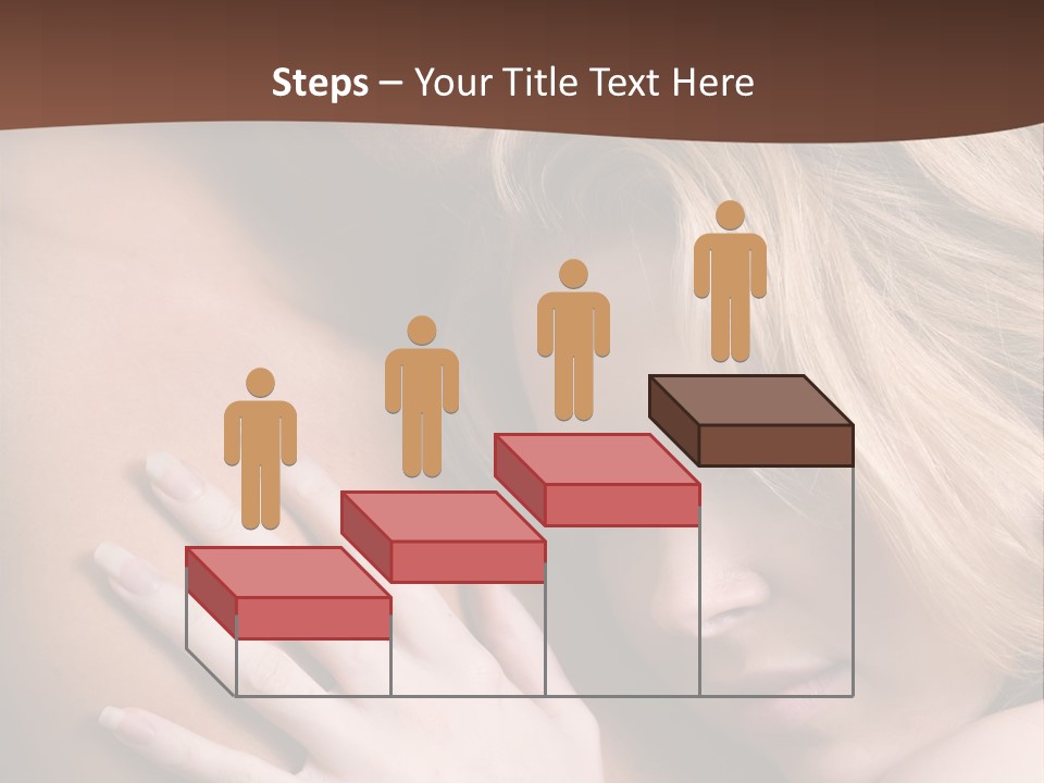 Bare Brunette Handsome PowerPoint Template