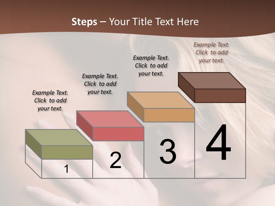 Bare Brunette Handsome PowerPoint Template