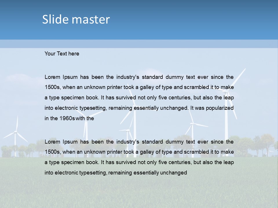 Blade Rural Scenic PowerPoint Template