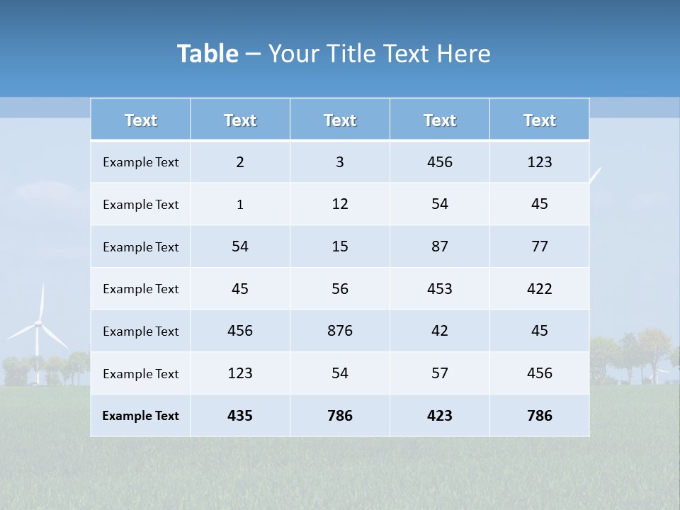 Blade Rural Scenic PowerPoint Template