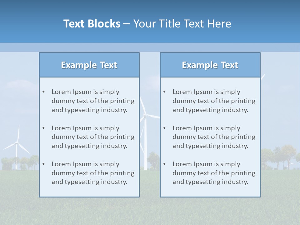 Blade Rural Scenic PowerPoint Template