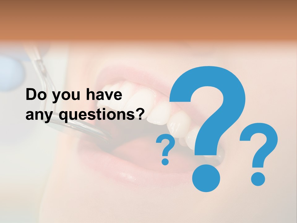 Mouth Hygiene Patient PowerPoint Template