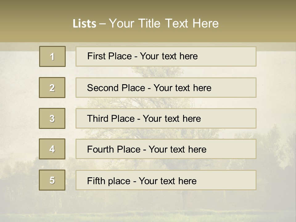 Illustration Background Vintage PowerPoint Template