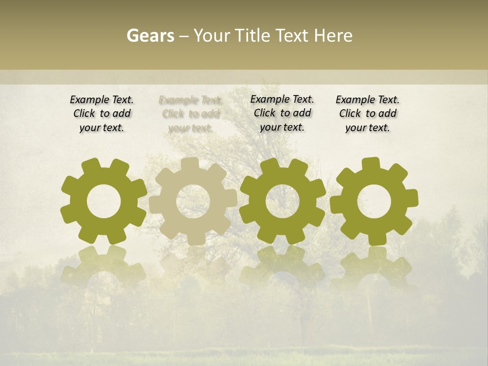 Illustration Background Vintage PowerPoint Template