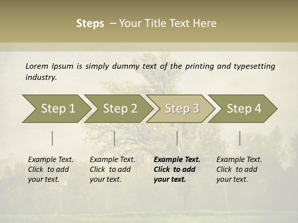 Illustration Background Vintage PowerPoint Template