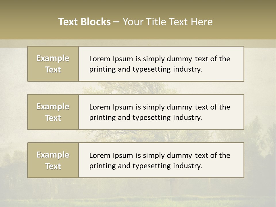 Illustration Background Vintage PowerPoint Template