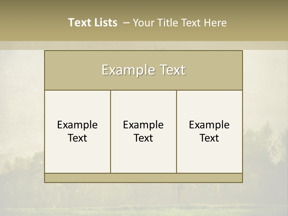 Illustration Background Vintage PowerPoint Template