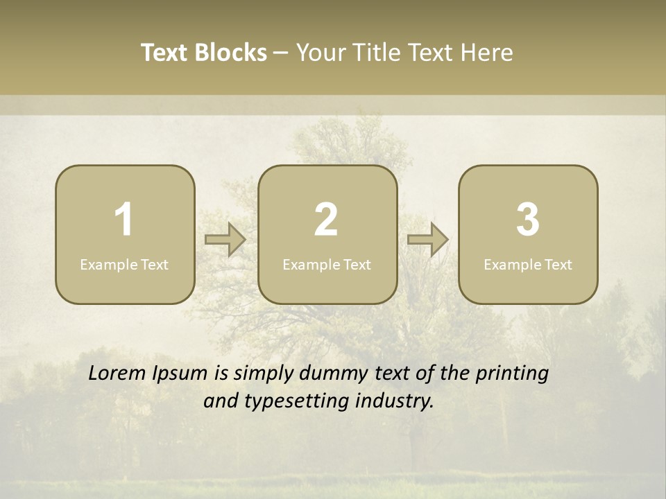 Illustration Background Vintage PowerPoint Template