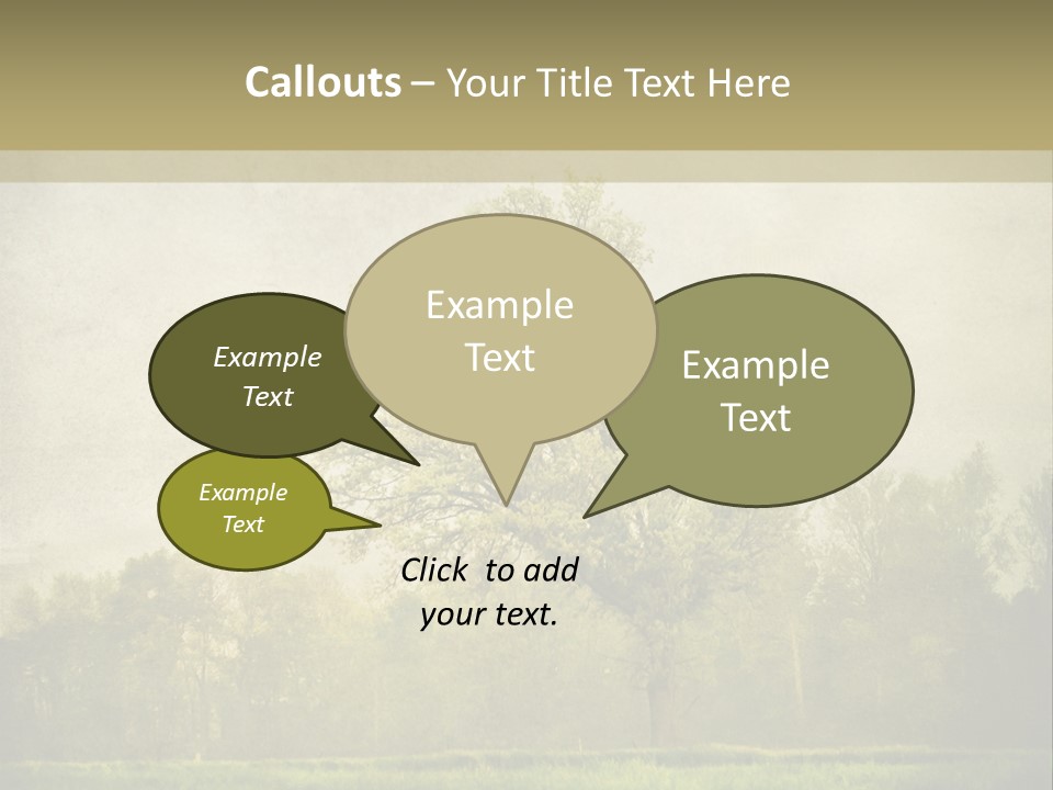 Illustration Background Vintage PowerPoint Template