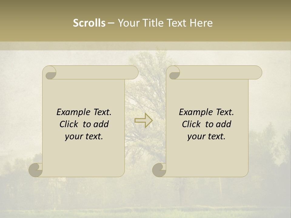 Illustration Background Vintage PowerPoint Template