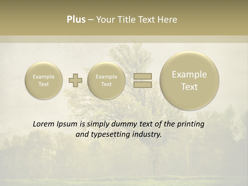 Illustration Background Vintage PowerPoint Template