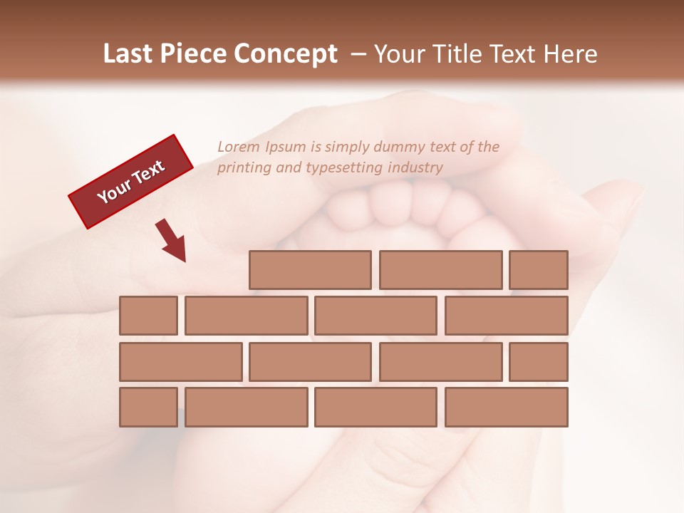 Daughter Sole Massage PowerPoint Template