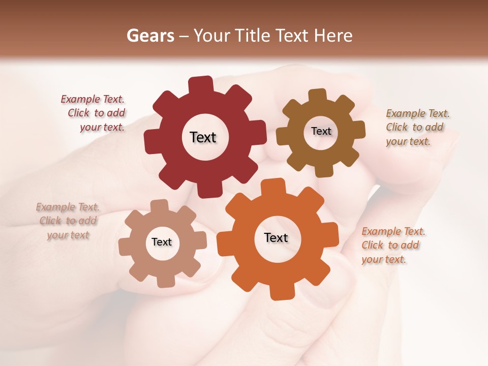 Daughter Sole Massage PowerPoint Template