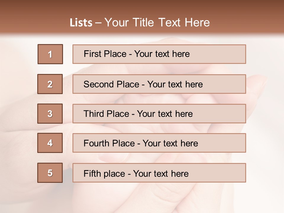 Daughter Sole Massage PowerPoint Template