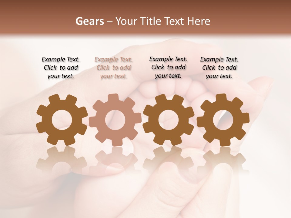 Daughter Sole Massage PowerPoint Template