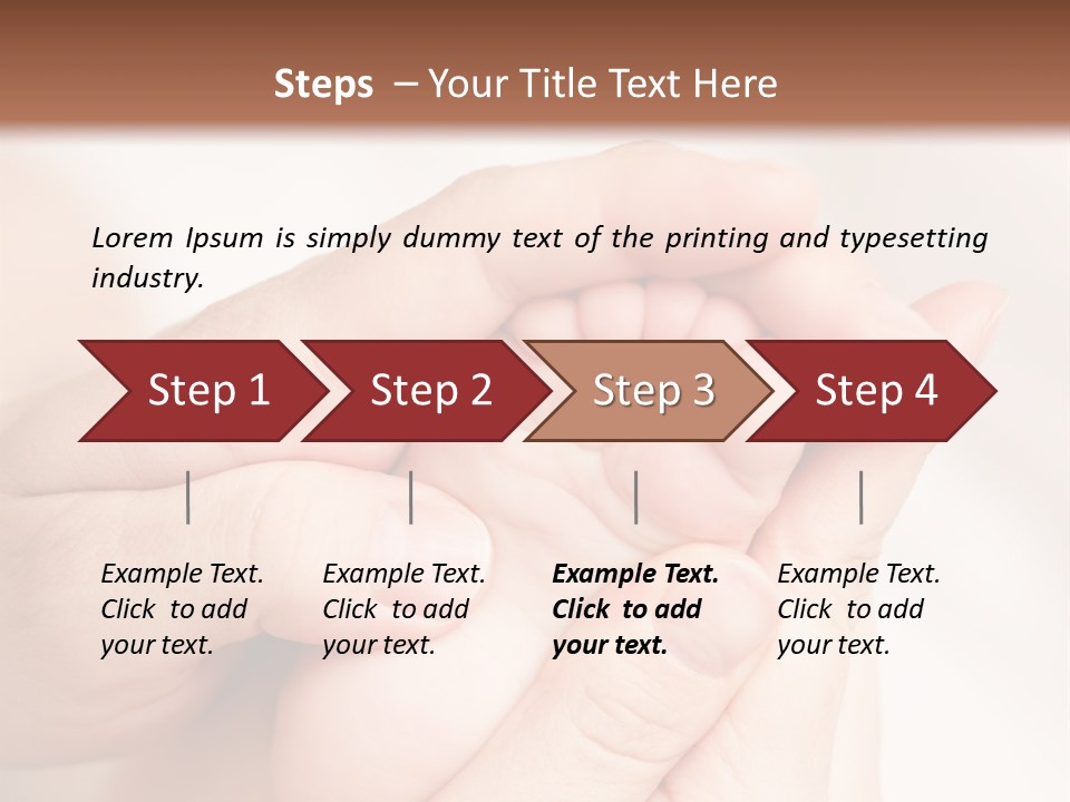 Daughter Sole Massage PowerPoint Template