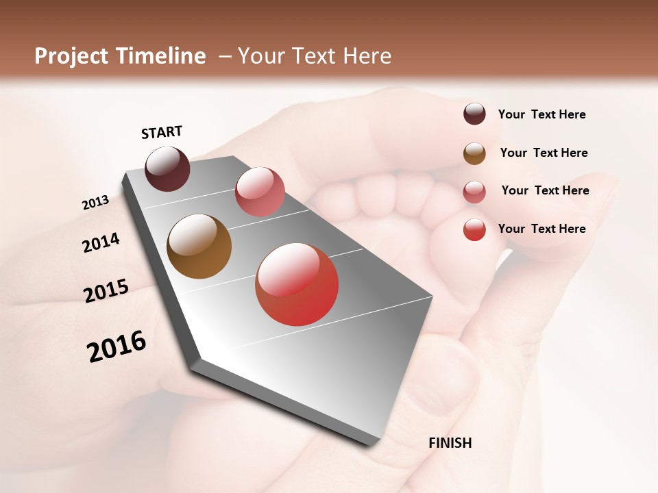 Daughter Sole Massage PowerPoint Template