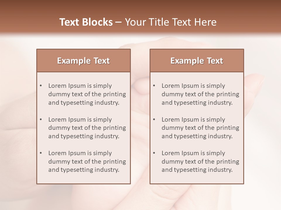 Daughter Sole Massage PowerPoint Template